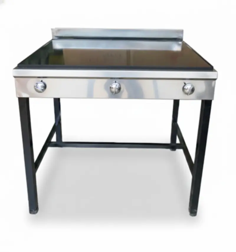 Comal industrial Indunova C36 con plancha de 36 por 24 pulgadas