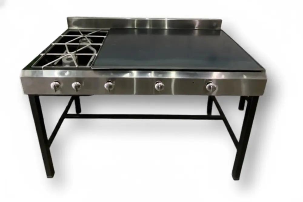 Estufa industrial Indunova G236 con plancha y parrilla